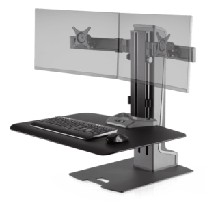 Innovative Winston E Dual Monitor Electric Sit Stand Workstation