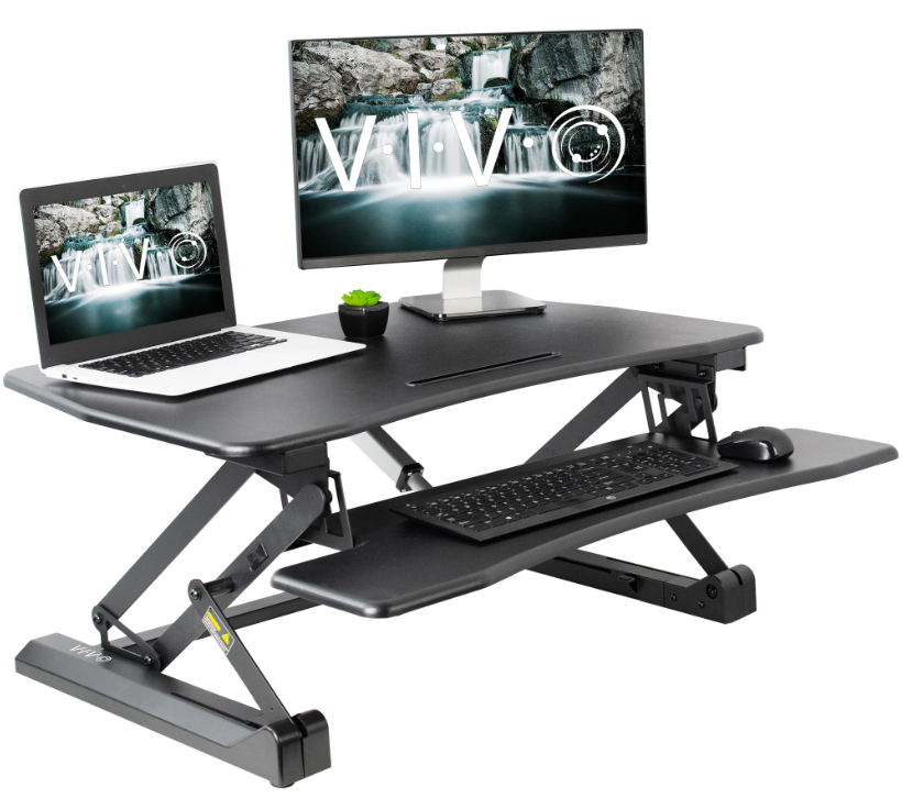 Best Standing Desk Converters For Tall People 2024 | Healthy Body, Mind ...