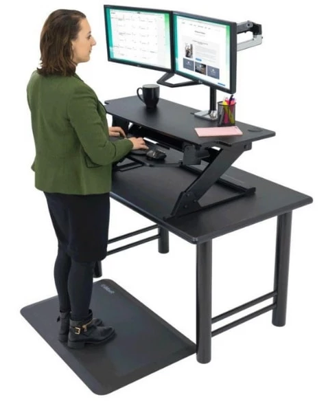 Best Standing Desk Converters For Two Monitors 2024 | Healthy Body ...